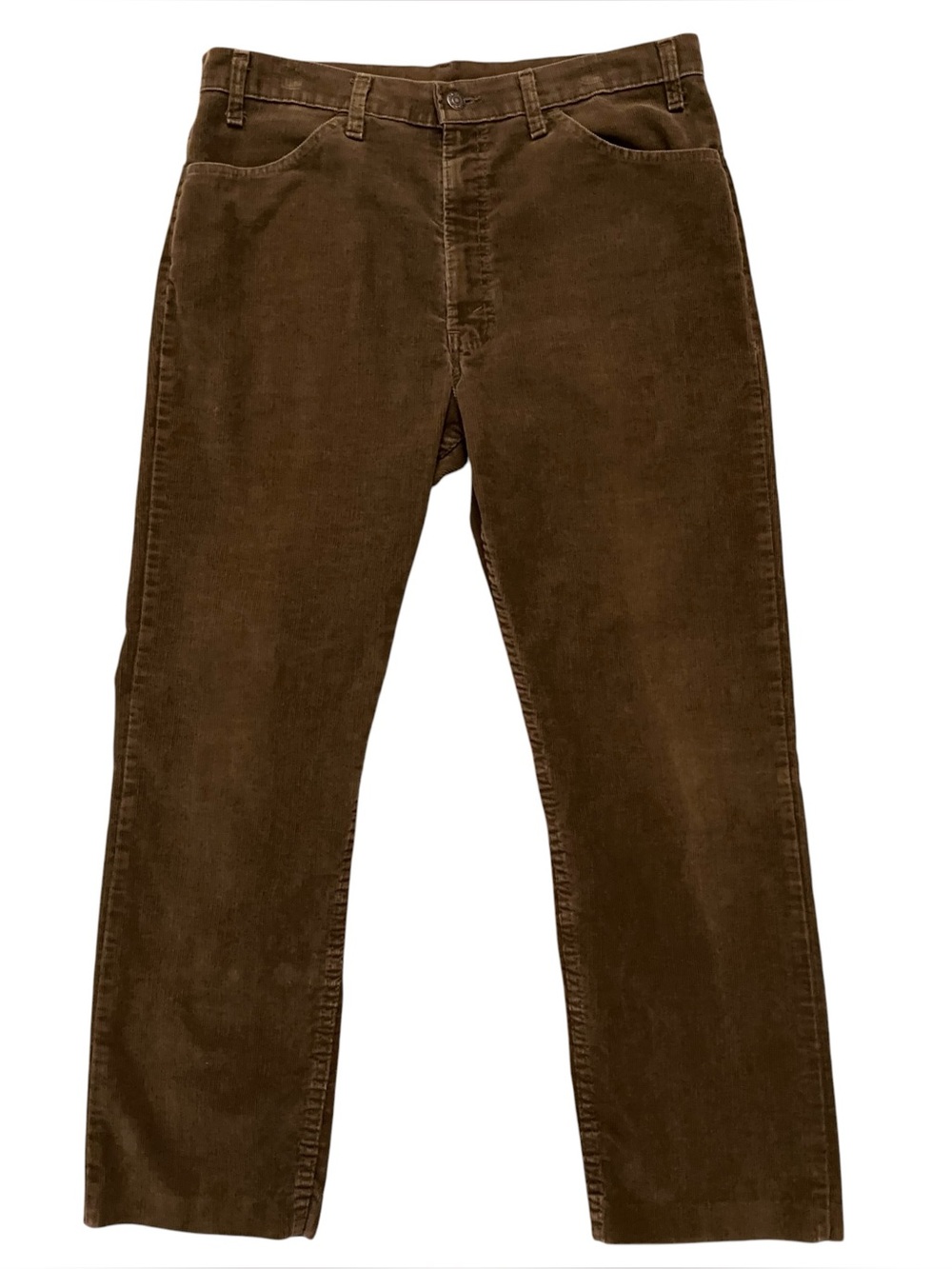 Levi's 515 Corduroy Pants Mens 36x30 (Fits 36x29) Brown Made in USA Vintage 80s